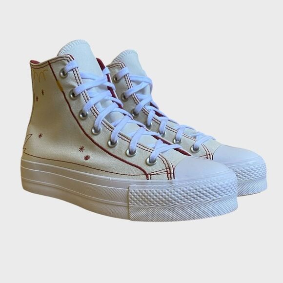 NWT Converse Chuck Taylor All Star Lift Platform Western Stitch Women's Size 9 - Picture 3 of 16